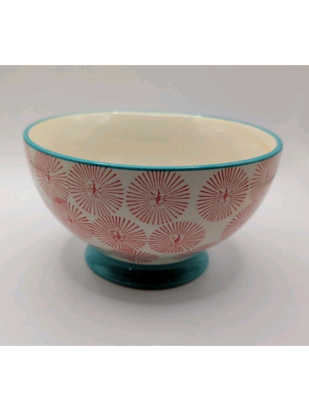 The Pioneer Woman Happiness Starburst Turquoise Footed 6" Soup Bowl Replacement